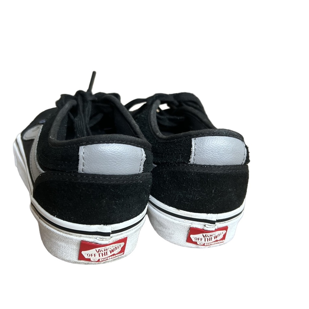 Vans Pro Old Skool Classic Black and White Low-Tops *with Popcush* Skater Shoes - Picture 7 of 12